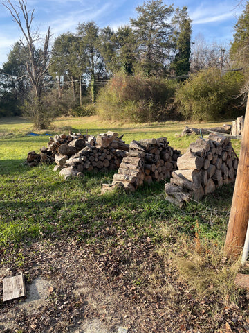 Firewood, RR, 5 Stacks