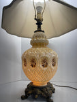 Lamp, B71, Mid-Century,  Floral, Double Lamp